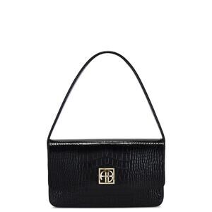 ANINE BING Elly Crossbody Bag ~ Black Embossed